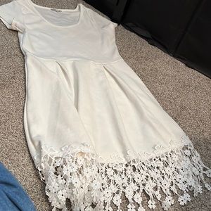 Charlotte Russe White Midi Dress